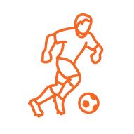 Football Field and Outdoor Screen